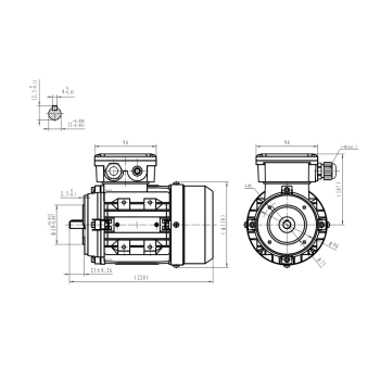 Silnik elektryczny 0,18kW 1400 obr/min. 63B14